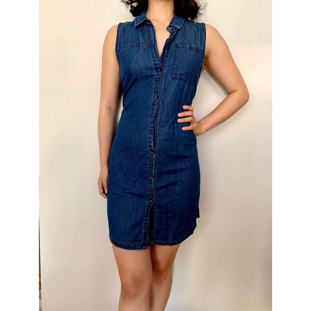 HARMONY+HAVOC (EUC)✨CHAMBRAY T-SHIRT DRESS